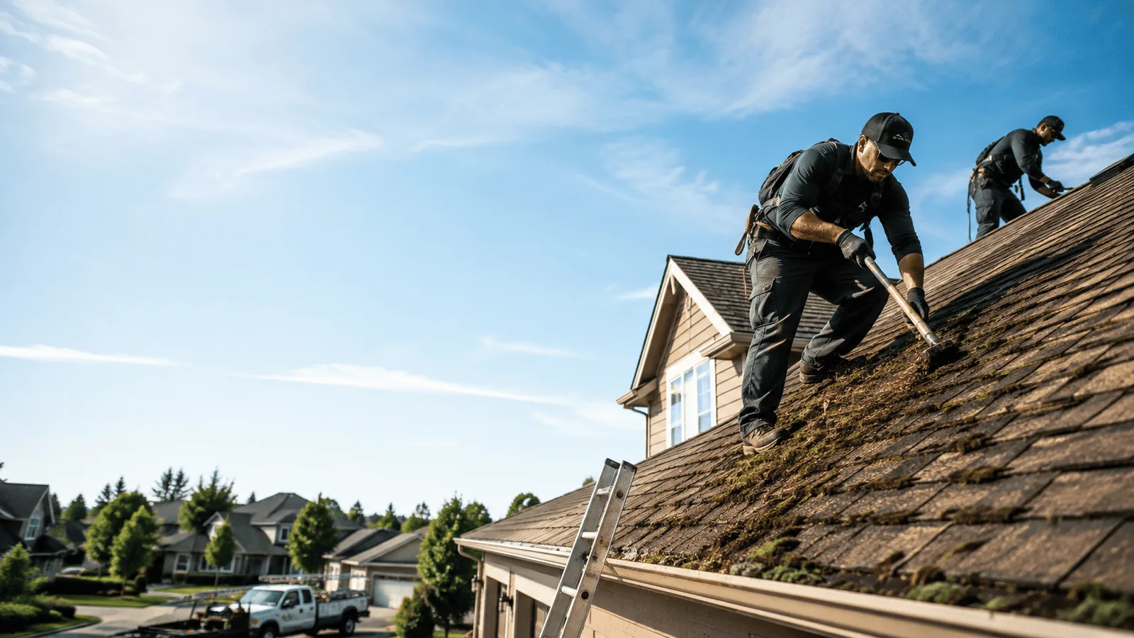 Roof Moss Removal in Spooner, WI near me